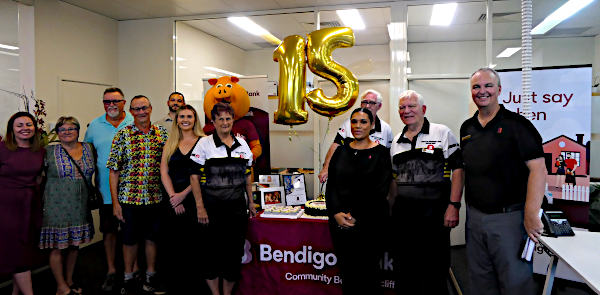 Staff and directors past and present celebrate 15 years
