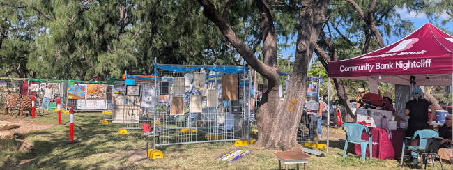 Jettyartspace under trees 2026