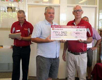 $1000 10th Birthday grant from Nightcliff Community Bank