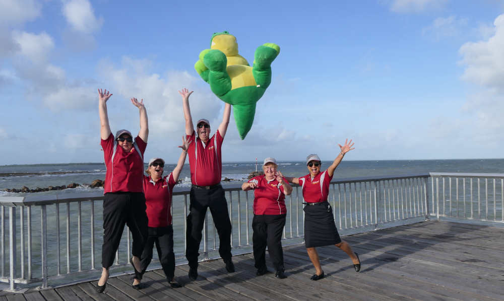 Staff at Nightcliff Jetty