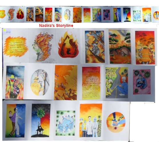 Nadira's art tells a story Nadira's art tells a story